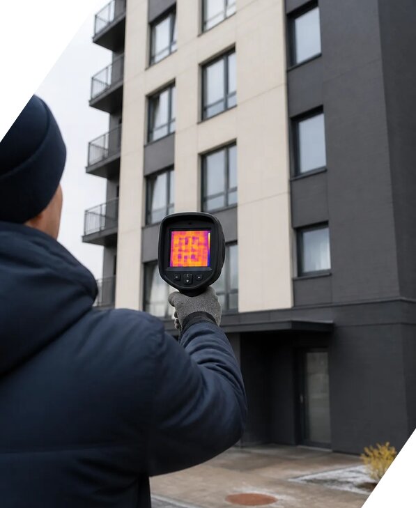 Тепловизионное обследование зданий в Волжском от 5065 р. | ЭкспертизаРоссия