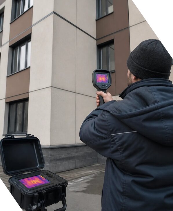 Тепловизионное обследование зданий и сооружений в Волжском